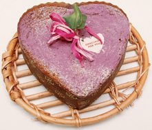紫芋のガトーショコラ
