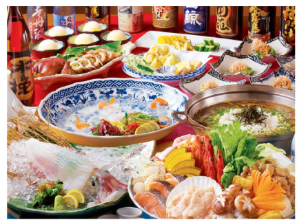 飲み放題付特選コースの写真