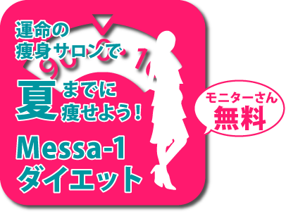 運命のサロンで夏までに痩せよう!Messa-1ダイエット